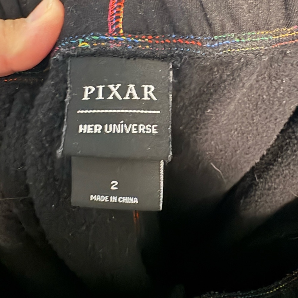 Inside Out 2 Adult Plus size Black Sweatpants - Picture 2 of 3